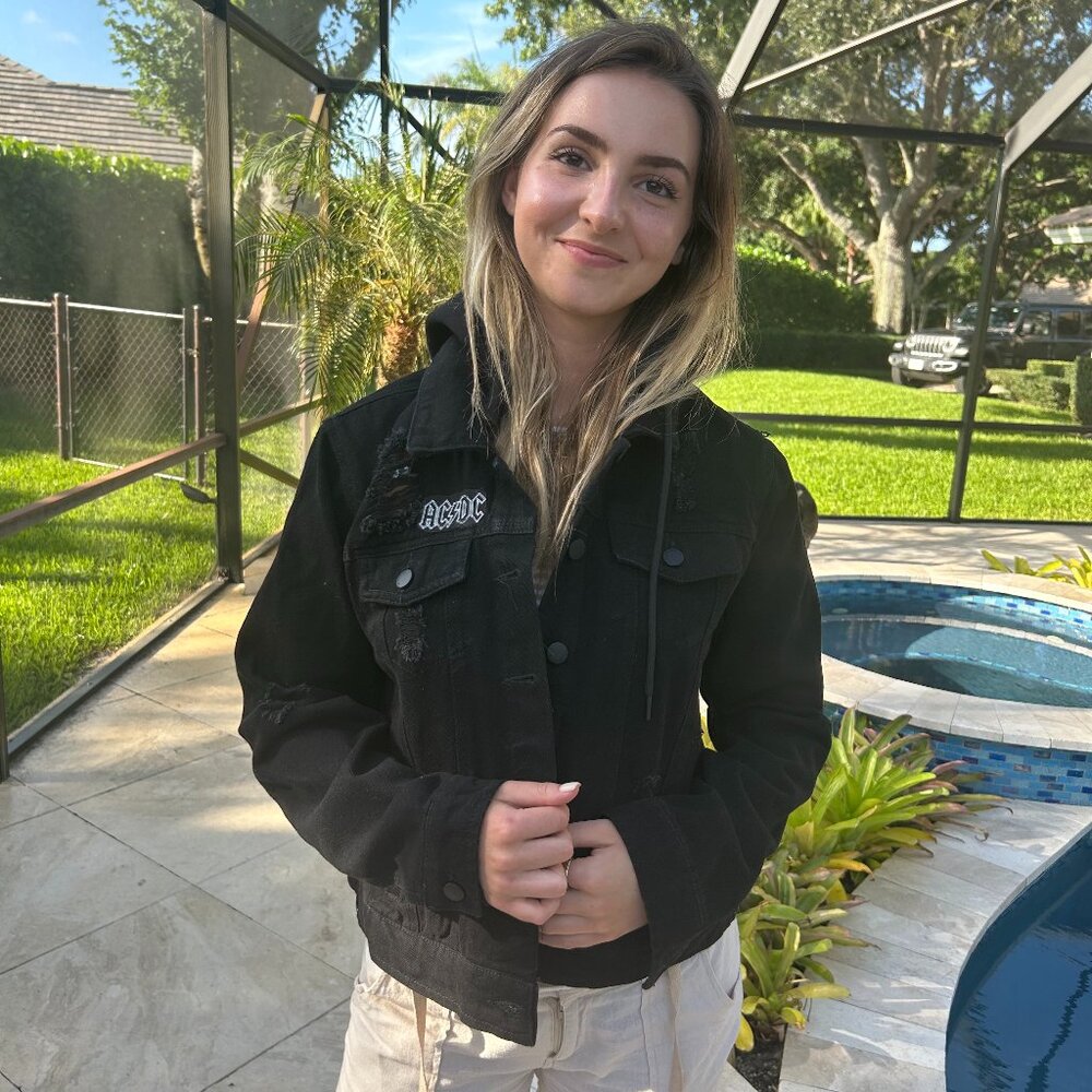 Upscaled32 - Hooded Denim Vintage Denim AC/DC Inspired